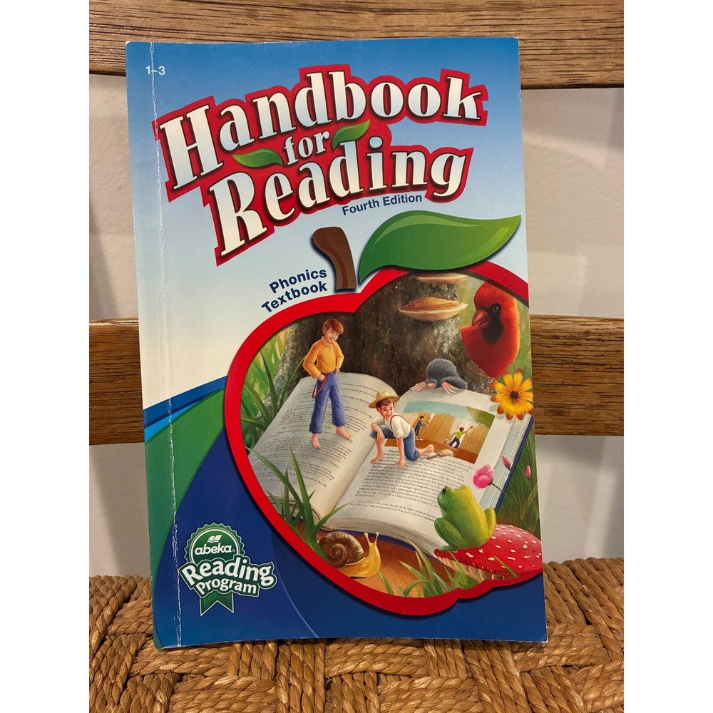 Abeka Handbook for Reading Phonics Textbook 4th Edition Homeschool 2015